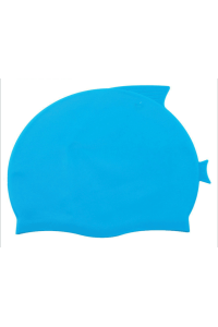 SKHA005 製造游泳專用頭套  訂購防水母套頭防曬面罩  供應防紫外線兒童魚形泳帽 游泳帽專營  矽膠  泳帽價格